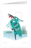 Green Heron by Richard Shorty | Art Card