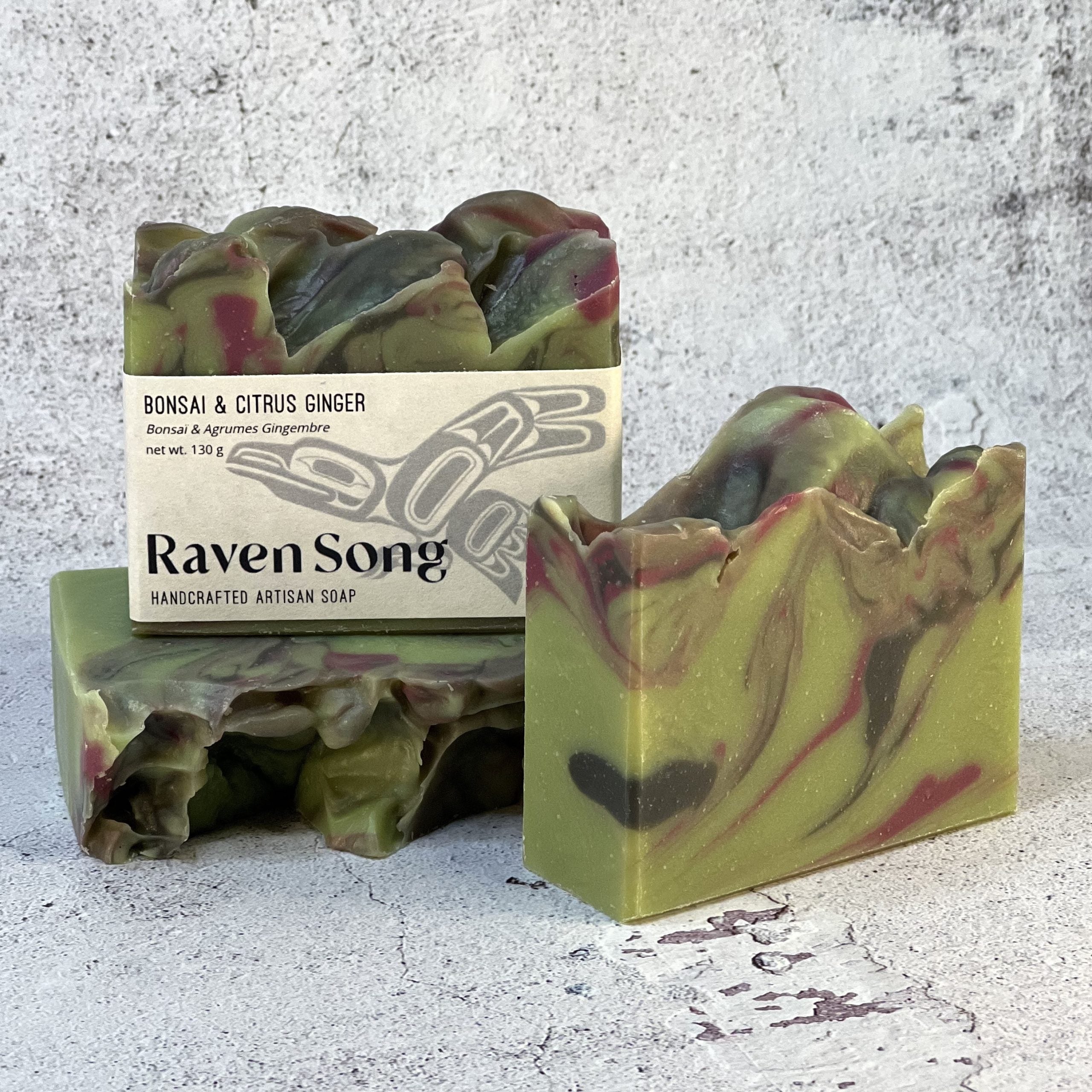 soap, cold processed, authentic indigenous, bonsai, ginger