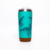 CORK BASE TRAVEL MUG 20z - HUMPBACK WHALE by GORDON WHITE, HAIDA