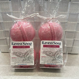 BATH BOMB 2-PACK - CANDY CANE RIBBONS