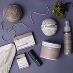 Cowichan Sweater Gift Box Set filled with Bath and Body products from Canadian Indigenous Brand Ravensong
