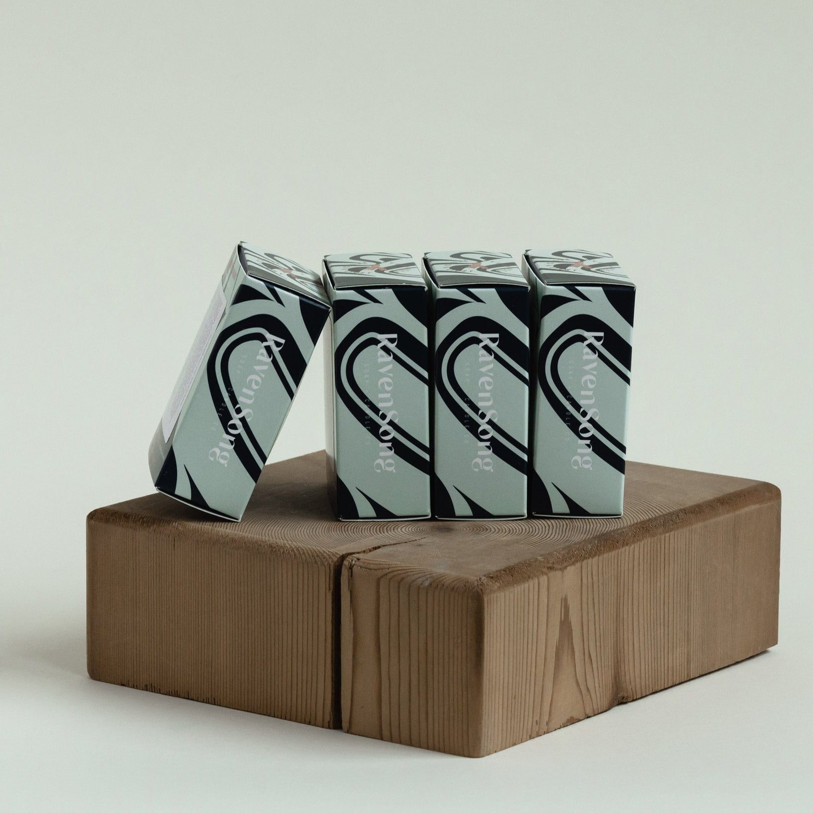 Ravensong Northwest Coast Indigenous Artwork Bar Soap with swirls design