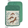 Foxes (Wagooshna) By Storm Angeconeb, Lac Seul First Nation, Ojibwe | Silicone Potholder