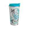 Foxy By Deanna Samuel, Ditidaht, Nuu-chah-nulth | Art Travel Mug 18 oz