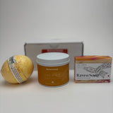 Call Auntie Artisan Gift Box includes Soap, Candle & Bath bomb |  Grapefruit + Mango + Musk