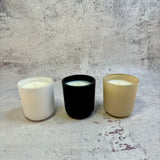 LUXE INDIGENOUS JAR CANDLE SET of 3 - EBONY