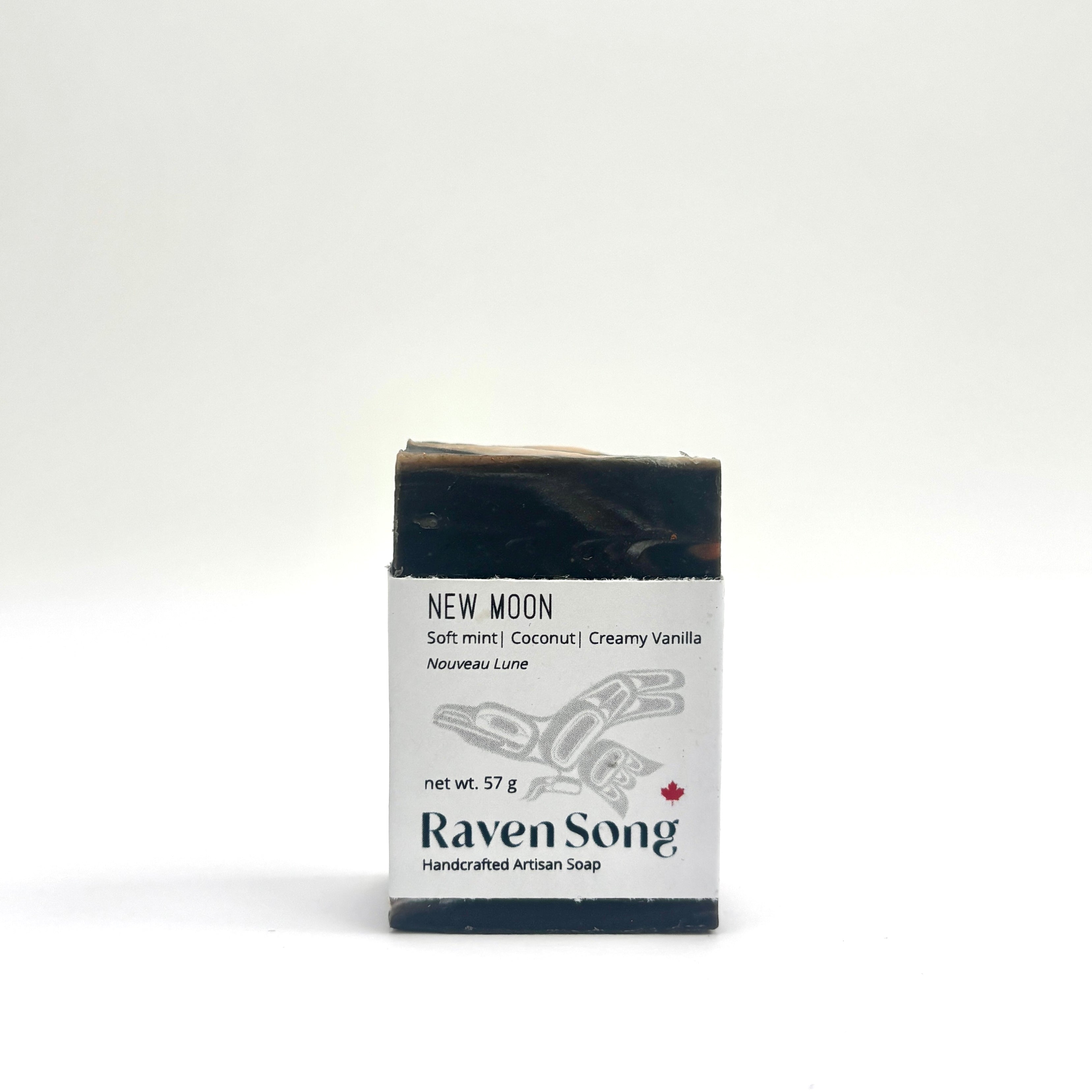 New Moon Soap | Soft mint + Coconut + Creamy Vanilla