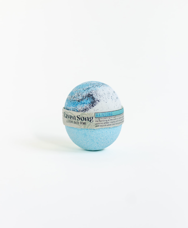 Rainsong Signature Indigenous soap & candle gift box featuring sea salt, agave, and vetiver scents handcrafted in BC.