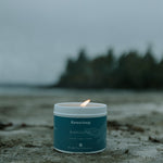 Rainsong luxury soy candle by Ravensong, handcrafted with natural essential oils for relaxation, wellness, and gifting