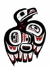 HAIDA EAGLE - ART CARD by CLARENCE MILLS