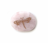 SPIRIT STONES - ROSE QUARTZ  DRAGONFLY  by SIMONE DIAMON, COAST SALISH