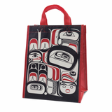 SMALL ECO BAG - EAGLE VISION by ALLAN WEIR, HAIDA