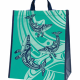 LARGE ECO BAG - HUMPBACK WHALE by GORDON WHITE, HAIDA