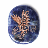 SPIRIT STONES - SODALITE - SPOQUES (EAGLE) by TERRY HORNE,COAST SALISH