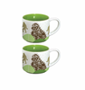 ESPRESSO  SET OF 2 - SASQUATCH by FRANCIS HORNE, SR., COAST SALISH