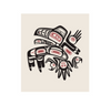 SWEDISH ECO CLOTH - RUNNING RAVEN by MORGAN ASOYUF, TSIMSHIAN