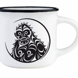 ESPRESSO MUG - SASQUATCH by FRANCIS HORNE, SR., COAST SALISH