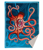 Premium Fleece Blanket - Octopus (Nuu) | Ernest Swanson, Haida