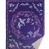 Premium Fleece Blanket - Hummingbird | Simone Diamond, Coast Salish