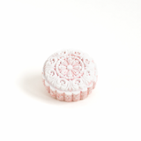 All My Heart Moon Cake | Strawberries + Champagne