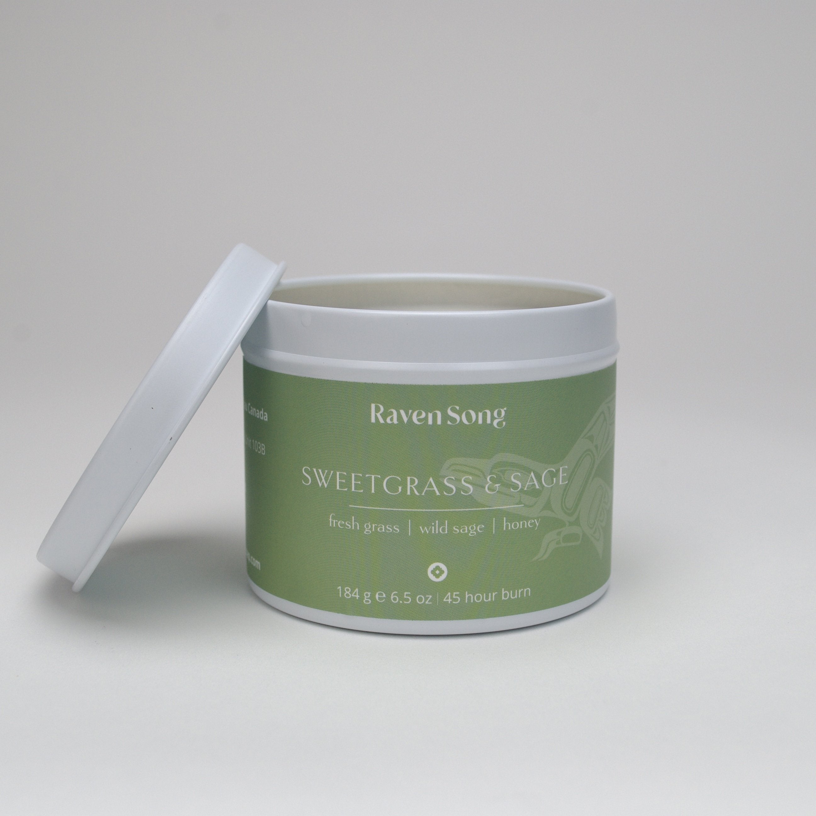 Sweetgrass and Sage Candle by RavenSong Vancouver Island
