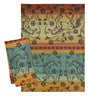 Horse (Bebezhigooganzhii) By Storm Angeconeb, Lac Seul First Nation, Ojibwe | Tea Towel
