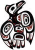 LINED SIGNATURE NOTEBOOK - HAIDA RAVEN III - by Clarence Mills, HAIDA