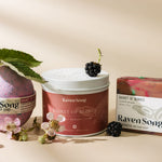 Basket of Berries Gift Box Trio by Made in Canada Skincare brand Ravensong