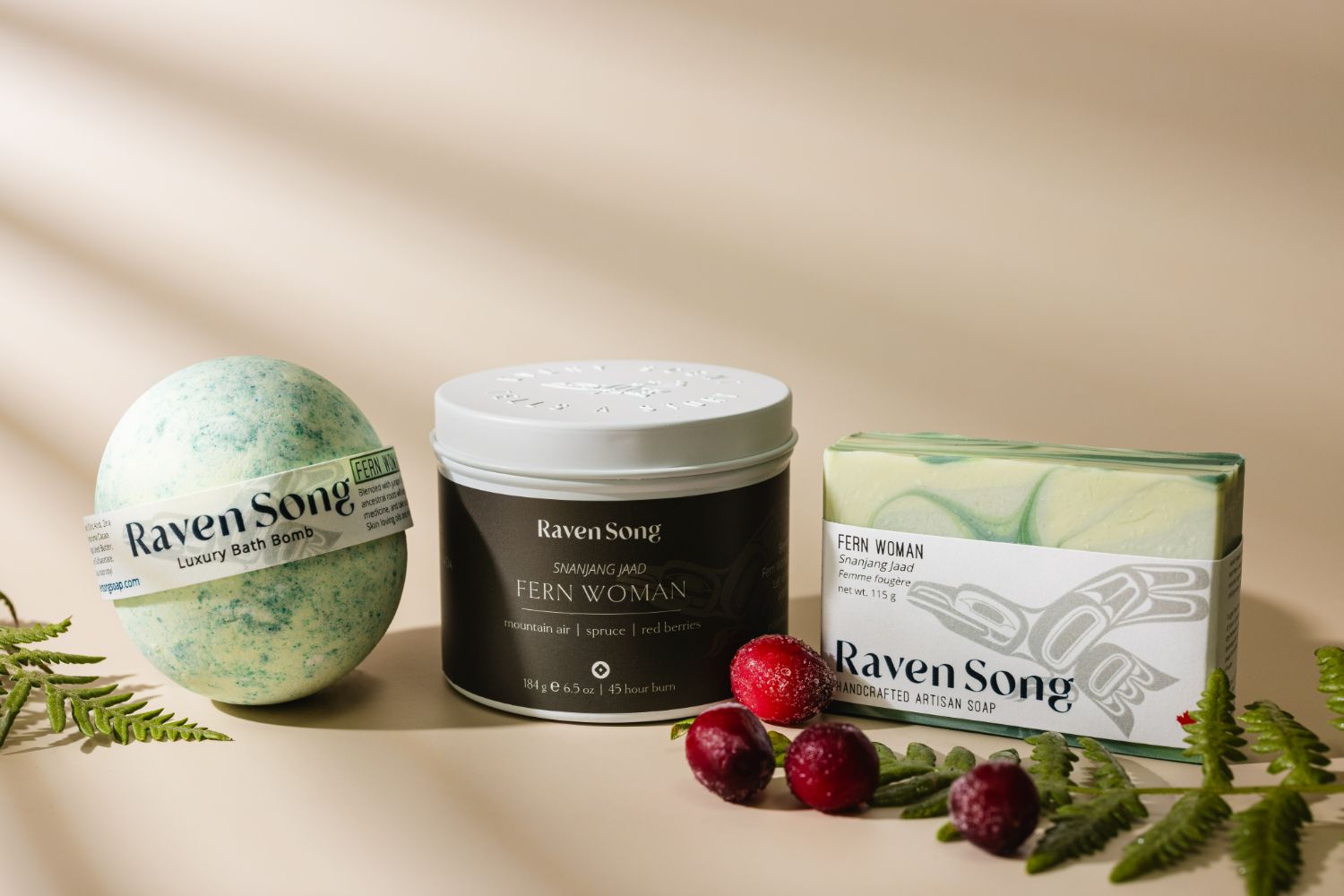 Fern Woman BC Forest GiftBox by Canadian Indigenous brand Ravensong