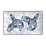 Rectangular Platter - Whales by ERNEST SWANSON, HAIDA