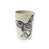 BAMBOO CUP - WHALE by ERNEST SWANSON, HAIDA