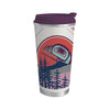 The Light Keeper By Adam Lewis, Kwakwaka'Wakw, Liç§ʷIå‚Daxìœê·, We Wai Kai | Art Travel Mug 18 oz