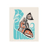 SWEDISH ECO CLOTH - SOCKEYE SALMON by PAUL WINDSOR, HAISLA, HEILTSUK