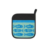 Salmon In The Wild By Simone Diamond, Coast Salish | Cotton Potholder