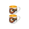 Buffaloes (MashkodeBiizhikina) By Storm Angeconeb, Lac Seul First Nation, Ojibwe | Espresso Mugs Set Of 2
