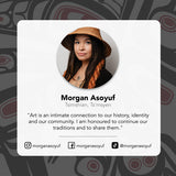 Matriarch Bear By Morgan Asoyuf, Tsimshian, Ts’Msyen | Eco Bag Large