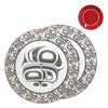 Transforming Eagle By Ryan Cranmer, Namgis | Porcelain Art Dinner Plates Set Of 2