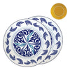 Hummingbird By Maynard Johnny Jr, Coast Salish, Kwakwaka'Wakw | Porcelain Art Dinner Plates Set Of 2