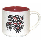 CERAMIC MUG - RUNNING RAVEN by MORGAN ASOYUF, TSIMSHIAN