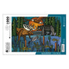 All My Relatives (Indinawemaaganidag) By Storm Angeconeb , Lac Seul First Nation, Ojibwe | 1000 Piece Jigsaw Puzzle