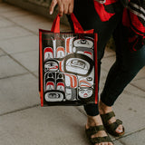 SMALL ECO BAG - EAGLE VISION by ALLAN WEIR, HAIDA