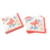 Butterfly & Wild Rose By Justien Senoa Wood, Dene, Northern Tutchone | Paper Cocktail Napkin