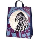 LARGE ECO BAG - RAVEN MOON by ALLAN WEIR, HAIDA