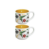 Hummingbird (Nenookaasi) By Storm Angeconeb, Lac Seul First Nation, Ojibwe | Espresso Mugs Set Of 2