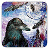 COASTERS - RAVEN DREAM CATCHER by CARLA JOSEPH, METIS/CREE