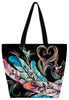 LARGE CANVAS TOTE BAG - LOVE by Carla Joseph