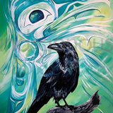 RAVEN'S SPIRIT ART CARD by CARLA JOSEPH